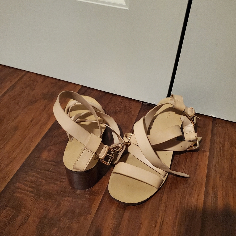 Strapped heels
